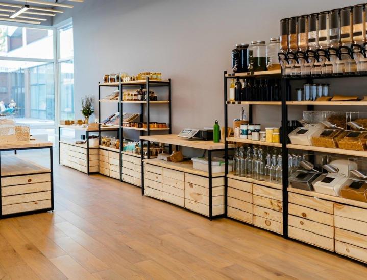 Aménagement d'espaces commerciaux Saint-Laurent-des-Arbres